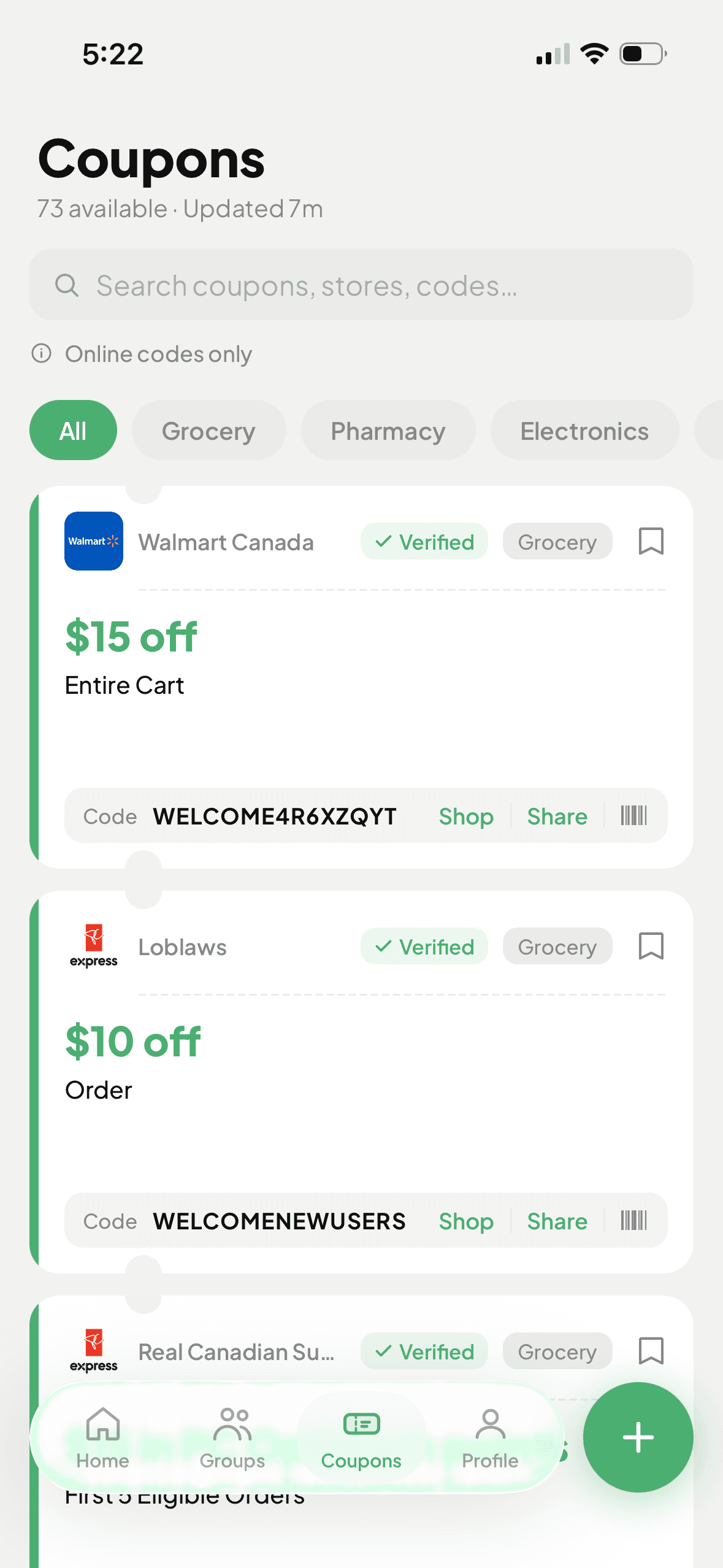 Coupons & promo codes, found for you
