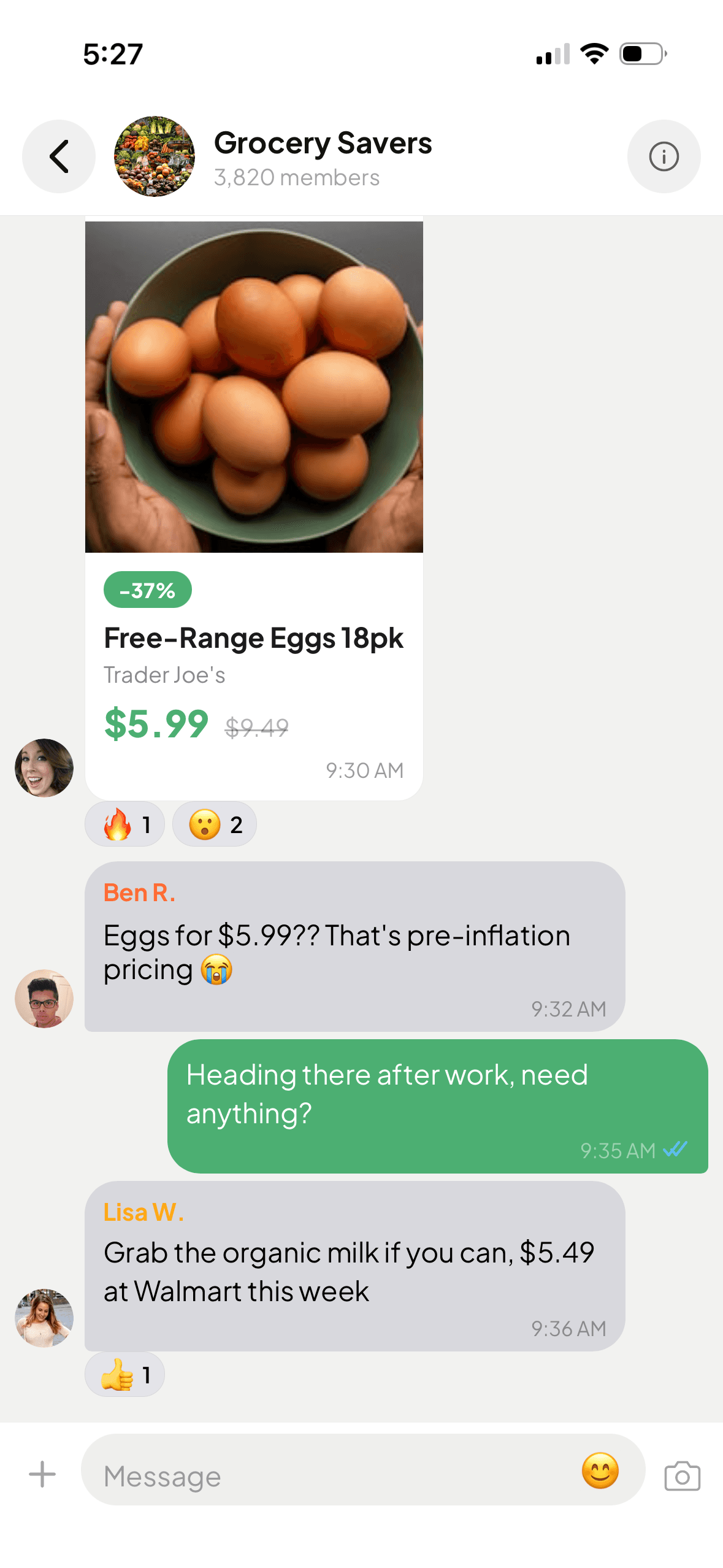 Chat with your people about every deal
