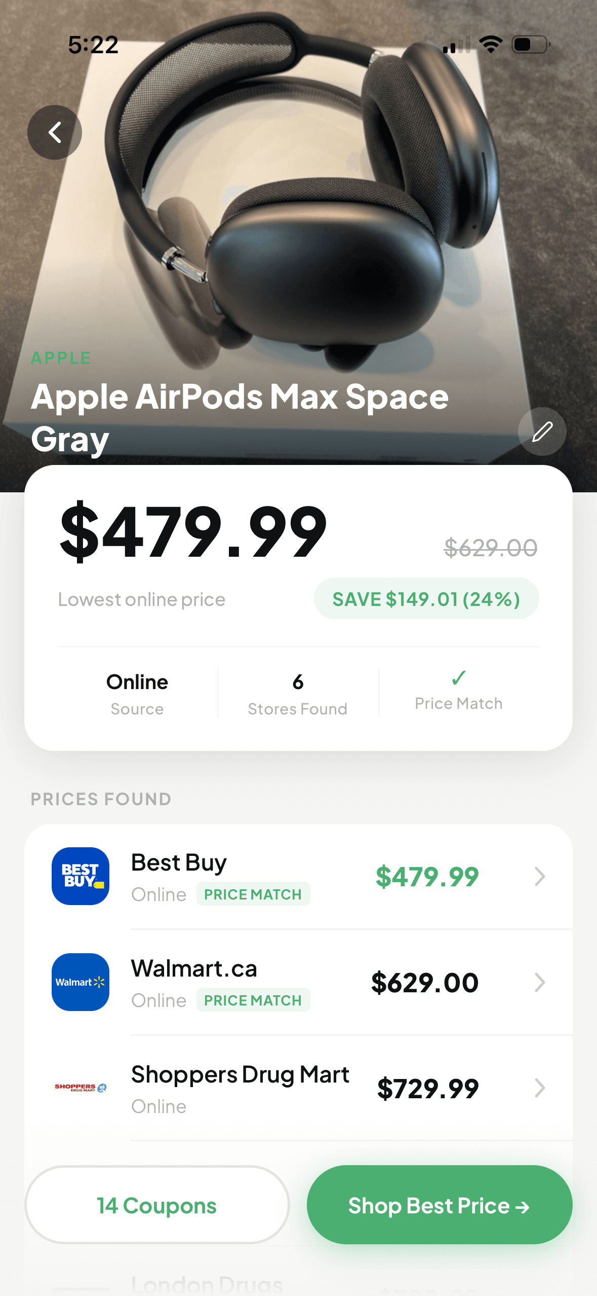 Find the lowest price with just a picture